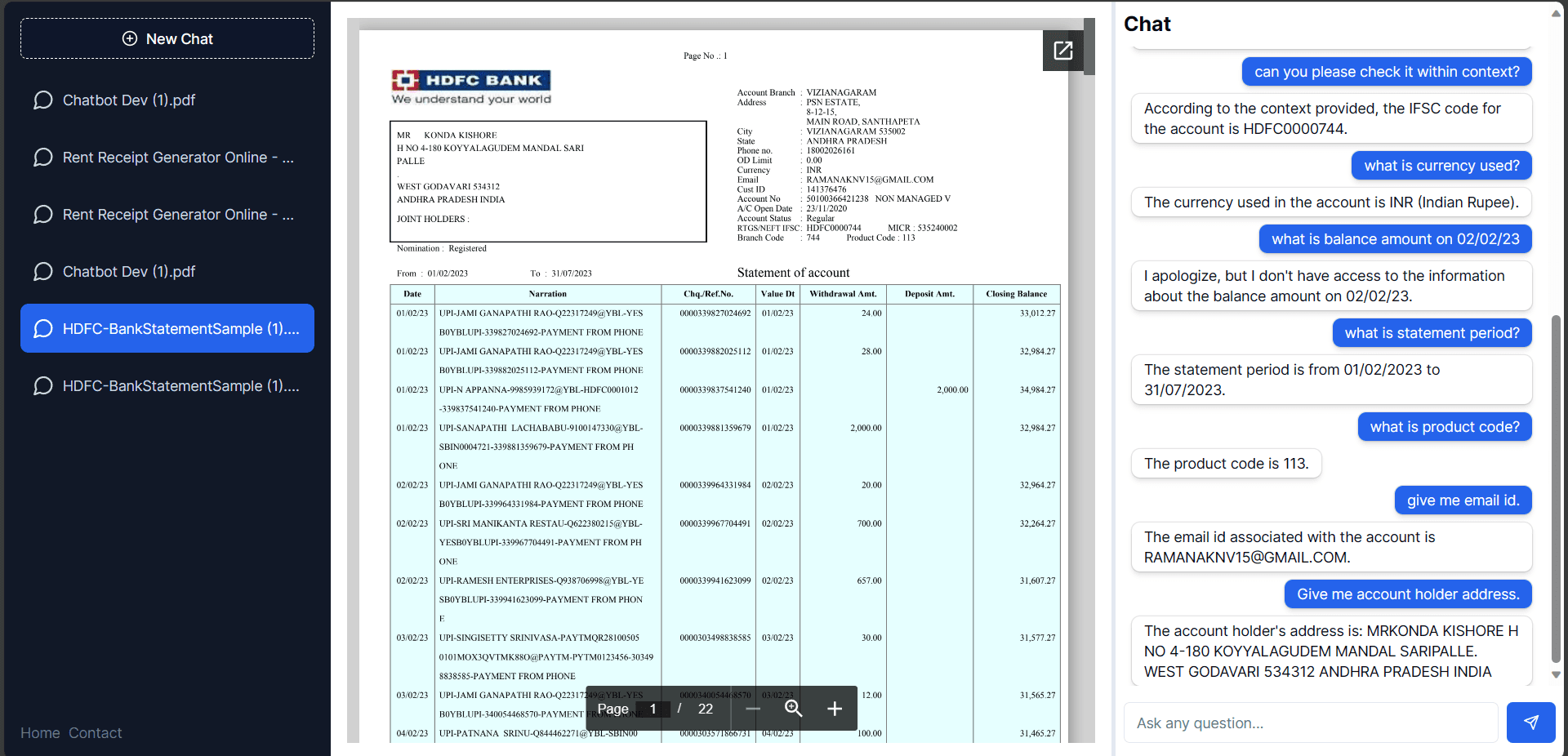 Chat with Documents